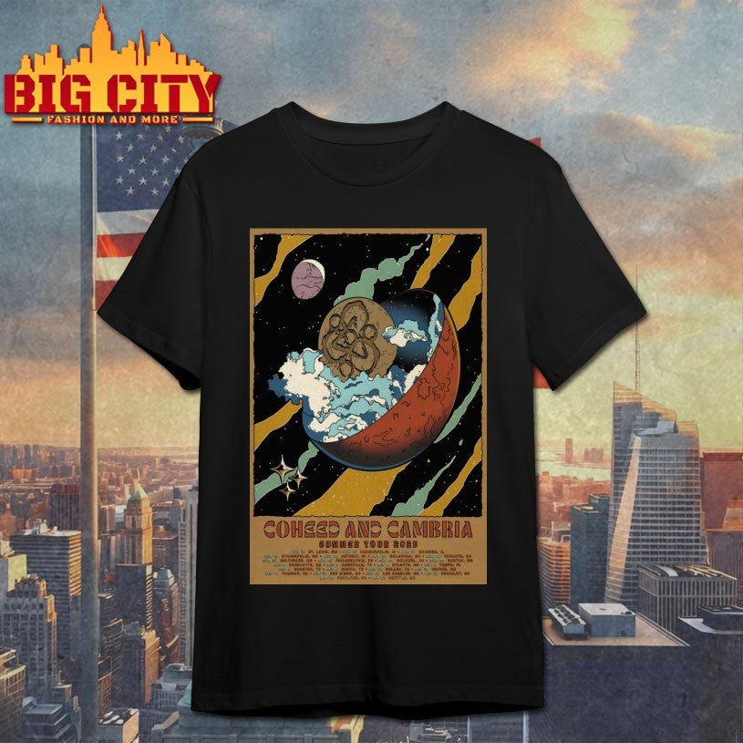 Poster Coheed And Cambria Summer Tour 25 Shirt