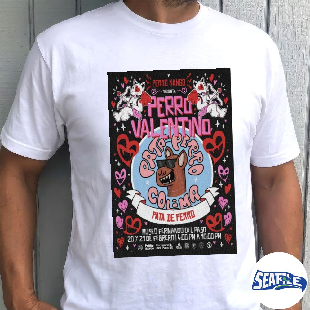 Poster Perro Valentino Feb 20 21 Museo Fernando del Paso, Colima Centro Poster shirt