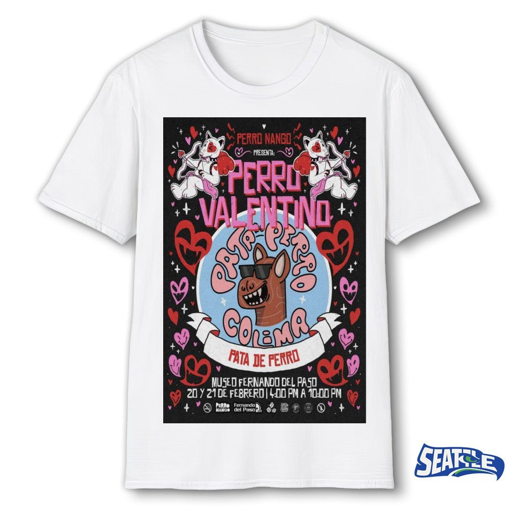 Poster Perro Valentino Feb 20 21 Museo Fernando del Paso, Colima Centro Poster shirt