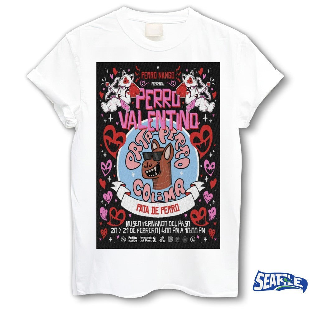 Poster Perro Valentino Feb 20 21 Museo Fernando del Paso, Colima Centro Poster shirt