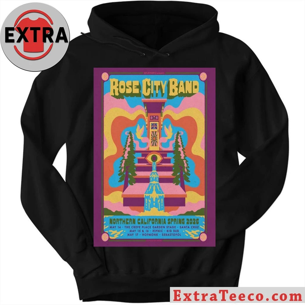 Poster Rose City Band Northern California Spring Shirt