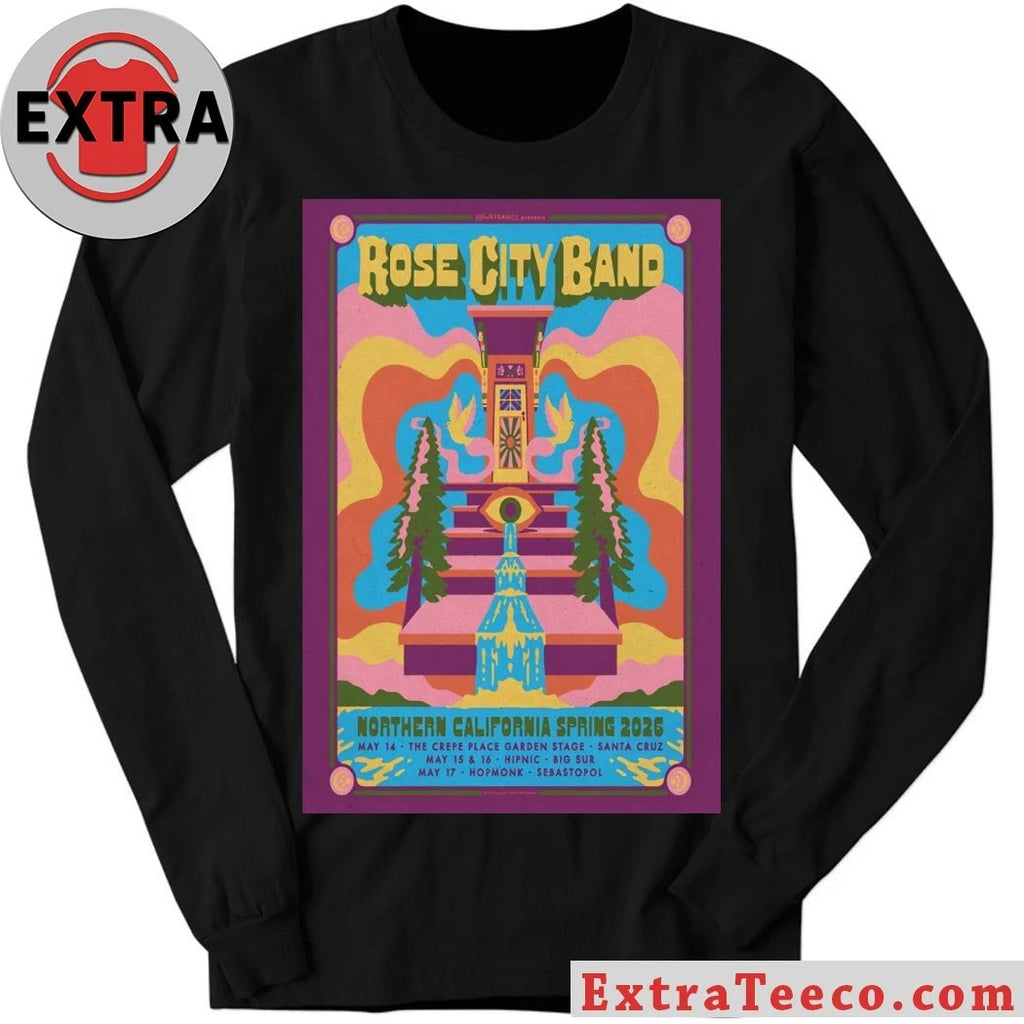 Poster Rose City Band Northern California Spring Shirt