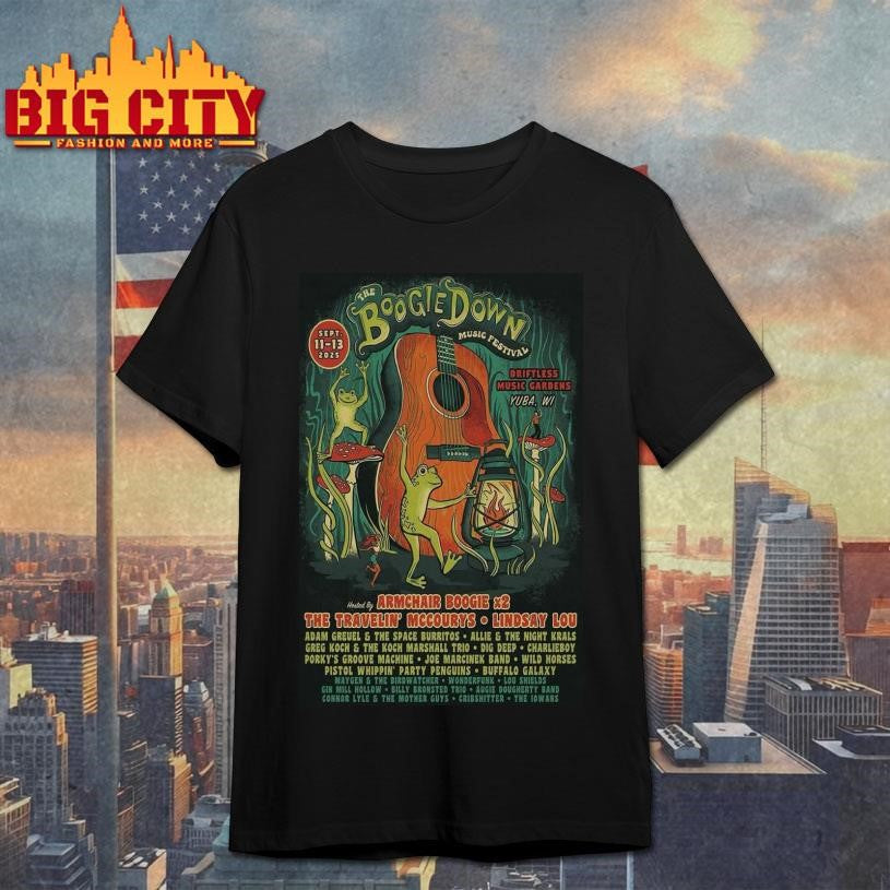 Poster The Boogie Down Yuba, WI Sept 11-13 2025 Shirt