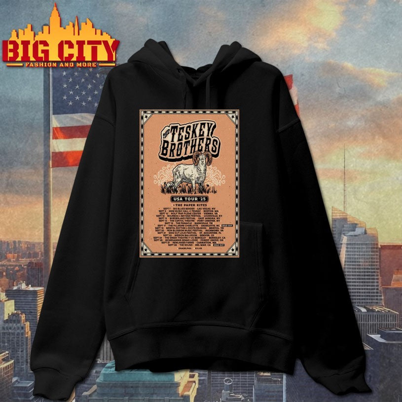 Poster The Teskey Brothers USA 2025 Tour Shirts