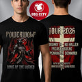 Powerwolf Wake Up The Wicked Tour 2026 Two Sided Shirt