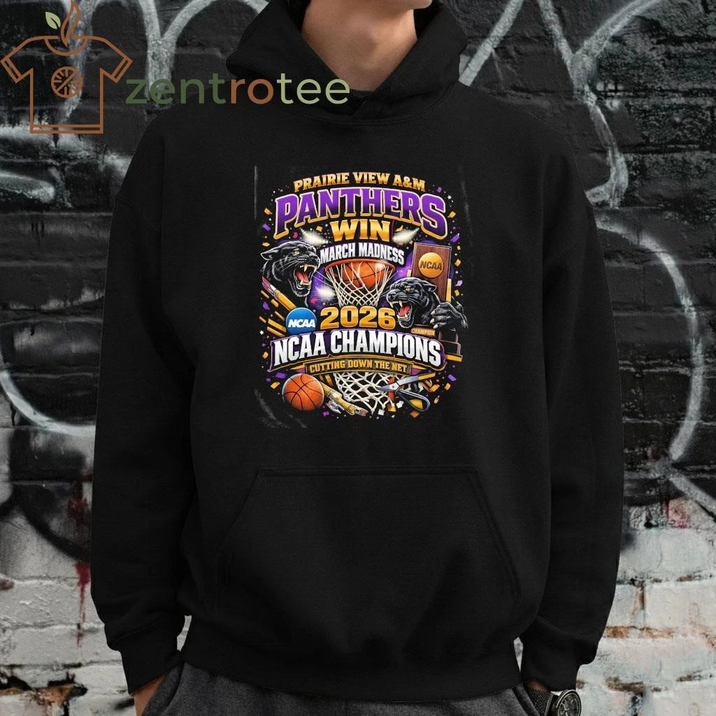 Prairie View A&amp;M Panthers 2026 NCAA March Madness Champions Victory T-Shirt