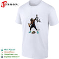Predator x Jalen Brunson Warrior Champion holding trophy signature shirt