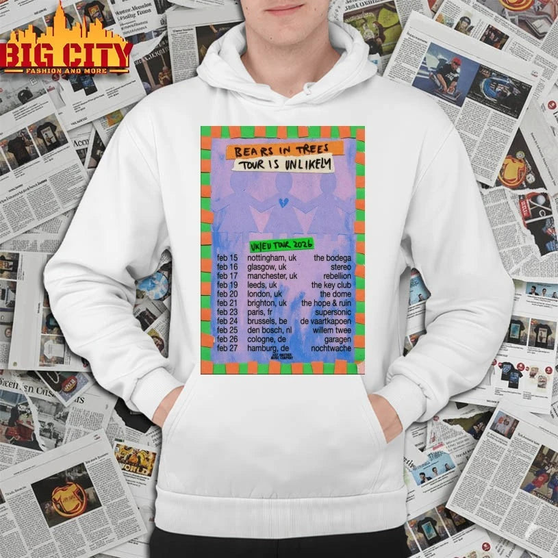 Premium Bears In Trees Tour UK EU 2026 Poster Shirts