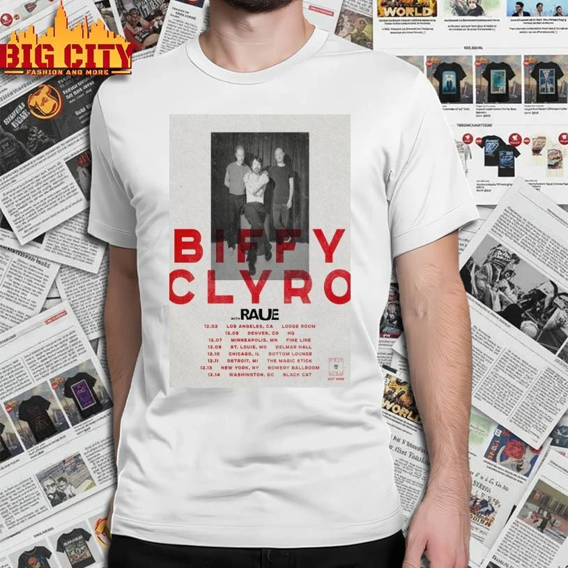 Premium Biffy Clyro Tour December 2025 Poster shirts