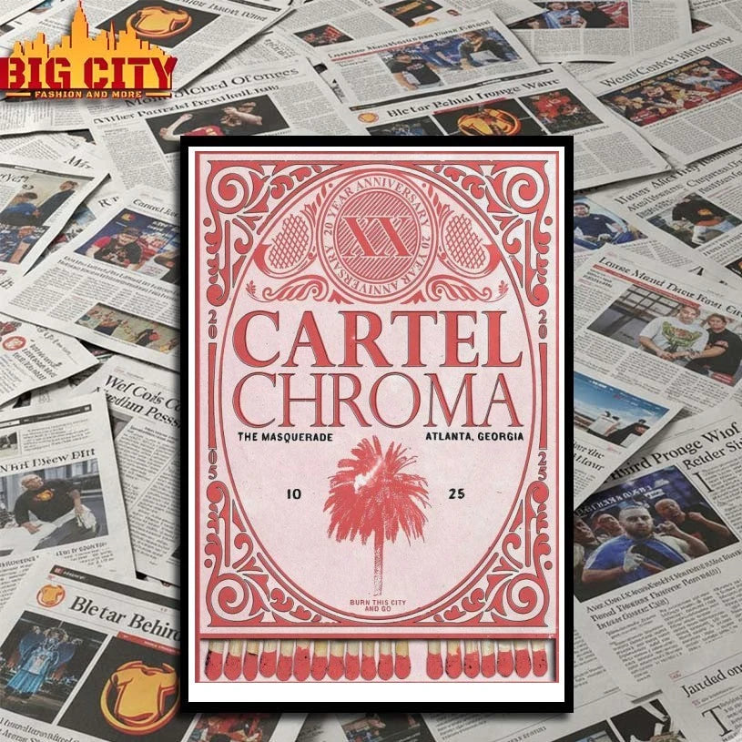 Premium Cartel Chroma The Masquerade Atlanta, Georgia Oct 25 2025 Poster Shirts