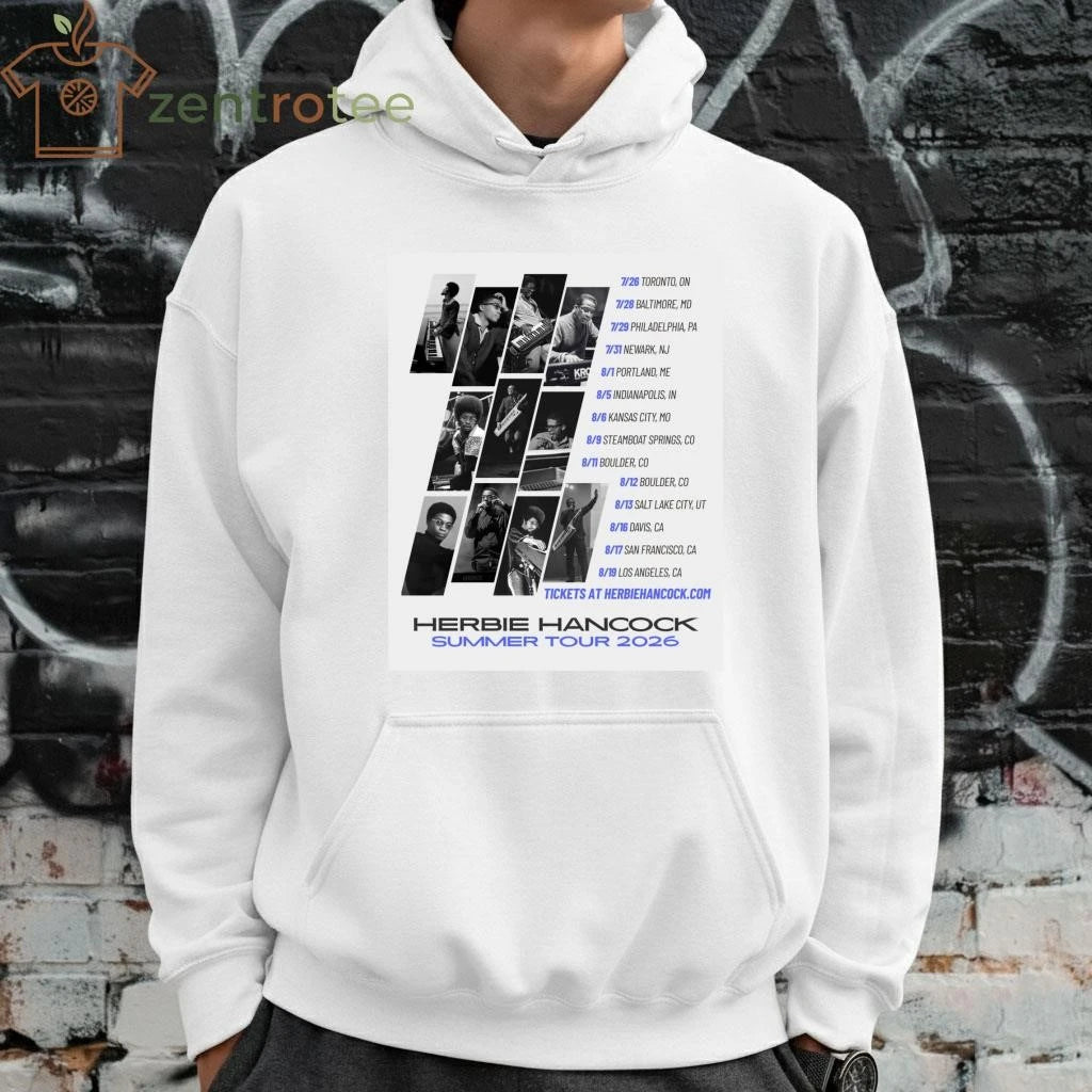 Premium Herbie Hancock Reveals 2026 Summer Tour Dates tee