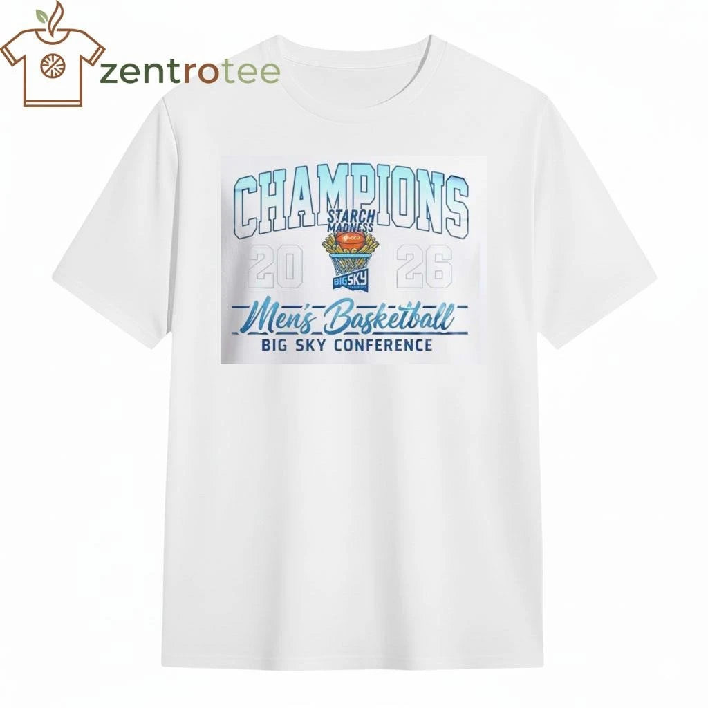 Premium Idaho Vandals Men #8217 S Basketball 2026 Big Sky Conference Champions Starch Madness T Shirt