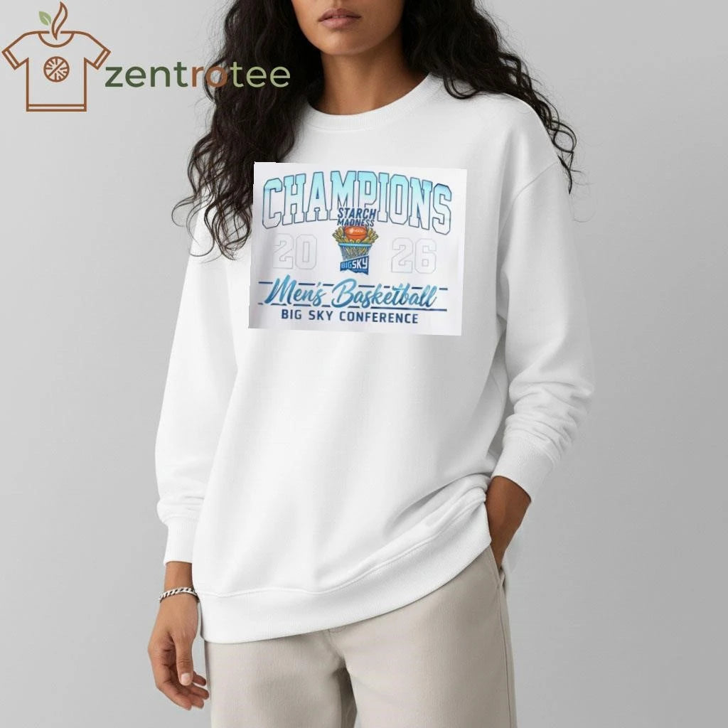 Premium Idaho Vandals Men #8217 S Basketball 2026 Big Sky Conference Champions Starch Madness T Shirt