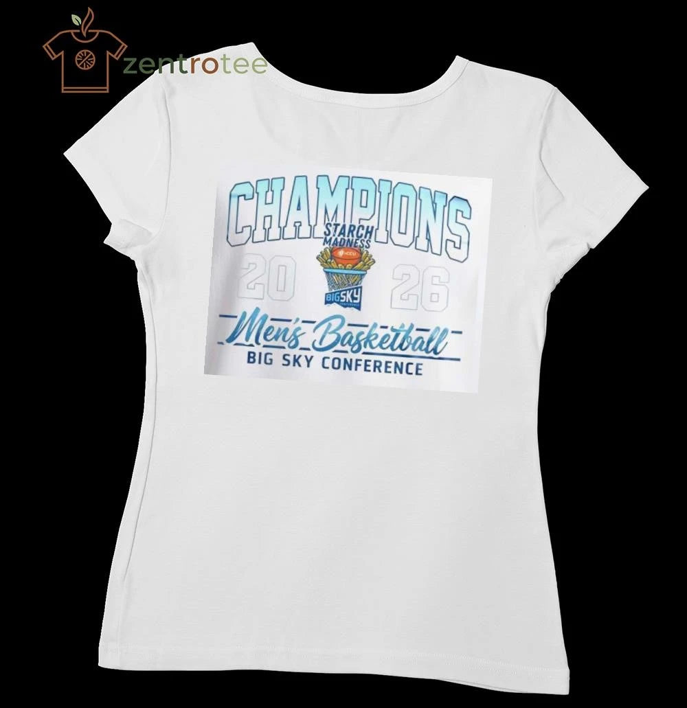 Premium Idaho Vandals Men #8217 S Basketball 2026 Big Sky Conference Champions Starch Madness T Shirt