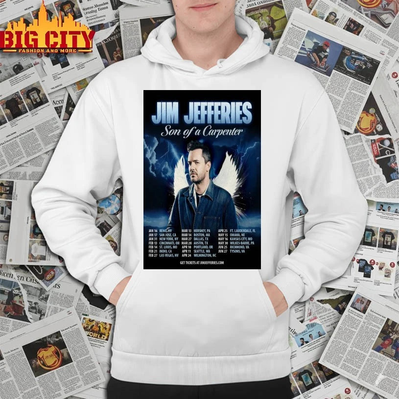 Premium Jim Jefferies Son Of A Carpenter Tour 2026 Poster Shirts