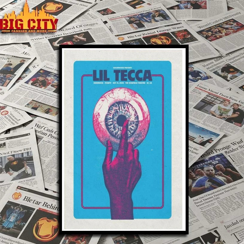 Premium Lil Tecca San Francisco, California 2025 Poster Shirts