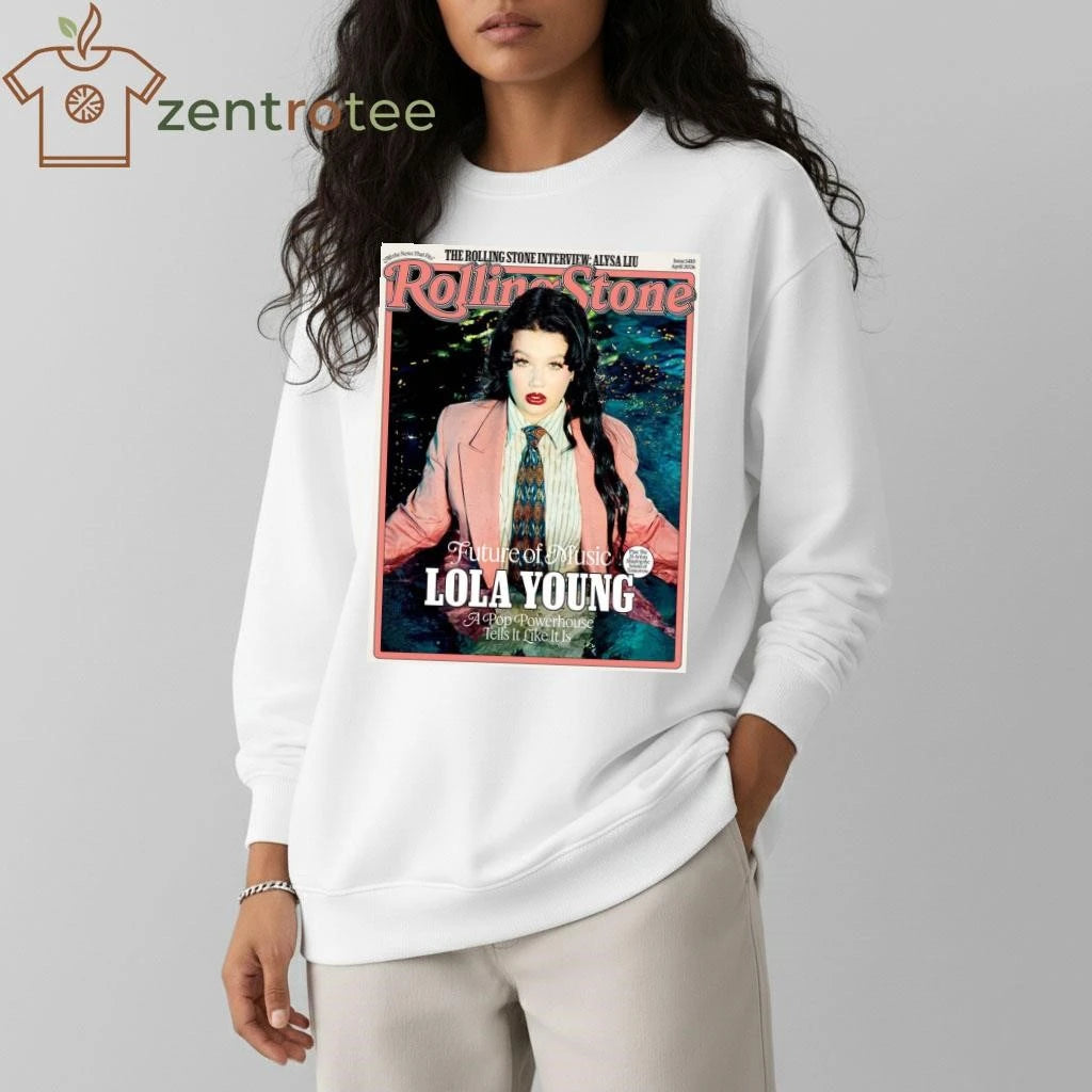 Premium Lola Young Issue Cover Star Of Rolling Stone Magazine Future Of Music A Pop Powerhouse Tells It Like It Is tee