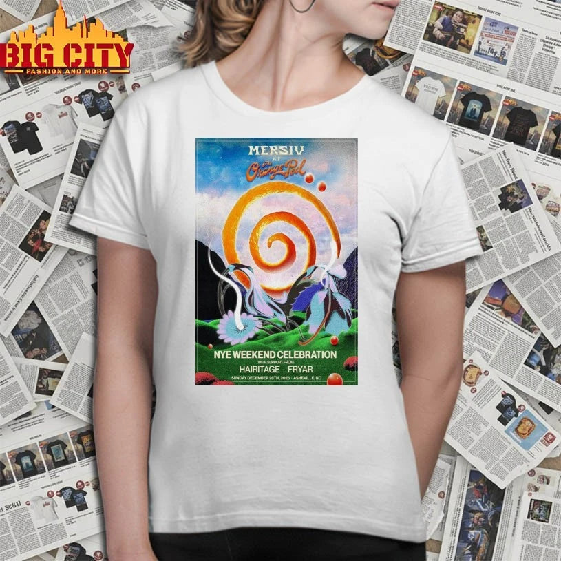 Premium Mersiv December 28 2025 Asheville NC 2025 Poster Shirts