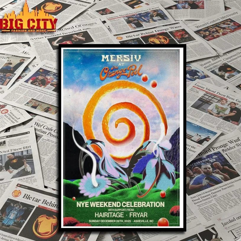 Premium Mersiv December 28 2025 Asheville NC 2025 Poster Shirts