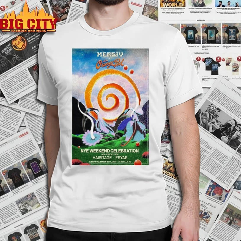 Premium Mersiv December 28 2025 Asheville NC 2025 Poster Shirts