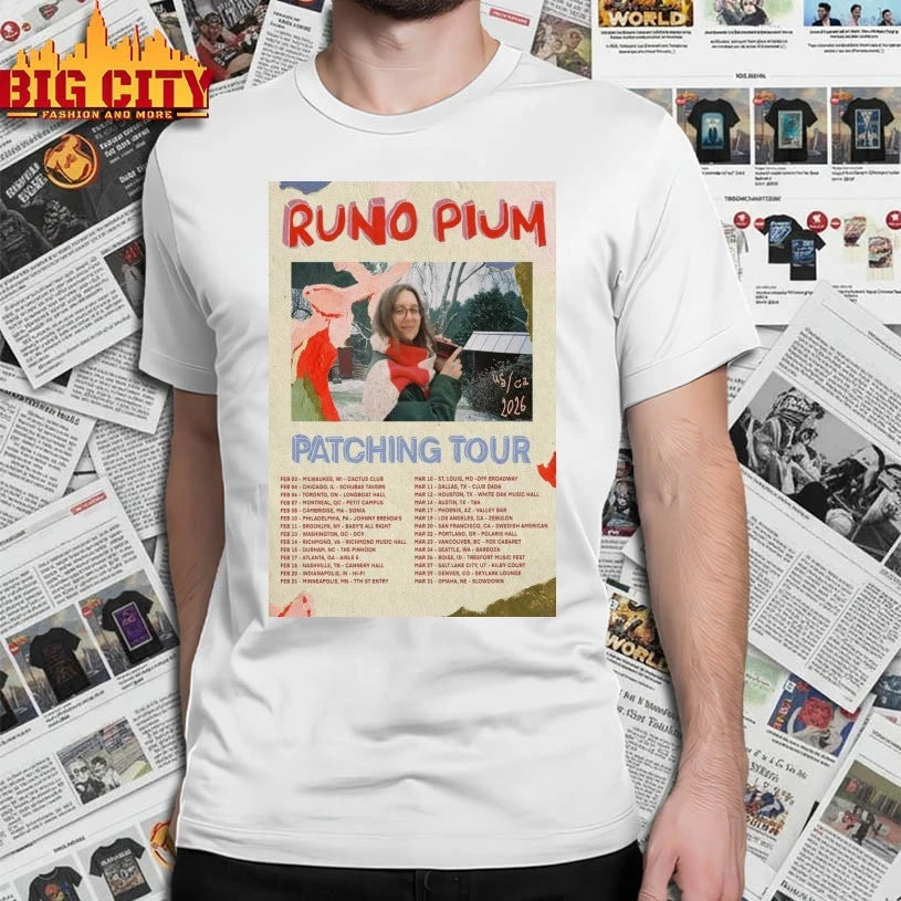 Premium Runo Plum Patching Concert 2026 Poster Shirts