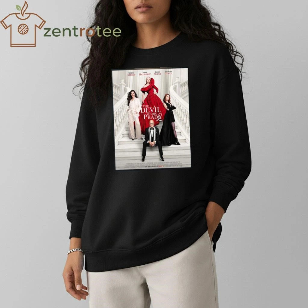 Premium The Devil Wears Prada 2 Official New Poster In Theaters On May 1 2026 tee