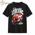 Premium charles leclerc helmet signature tee