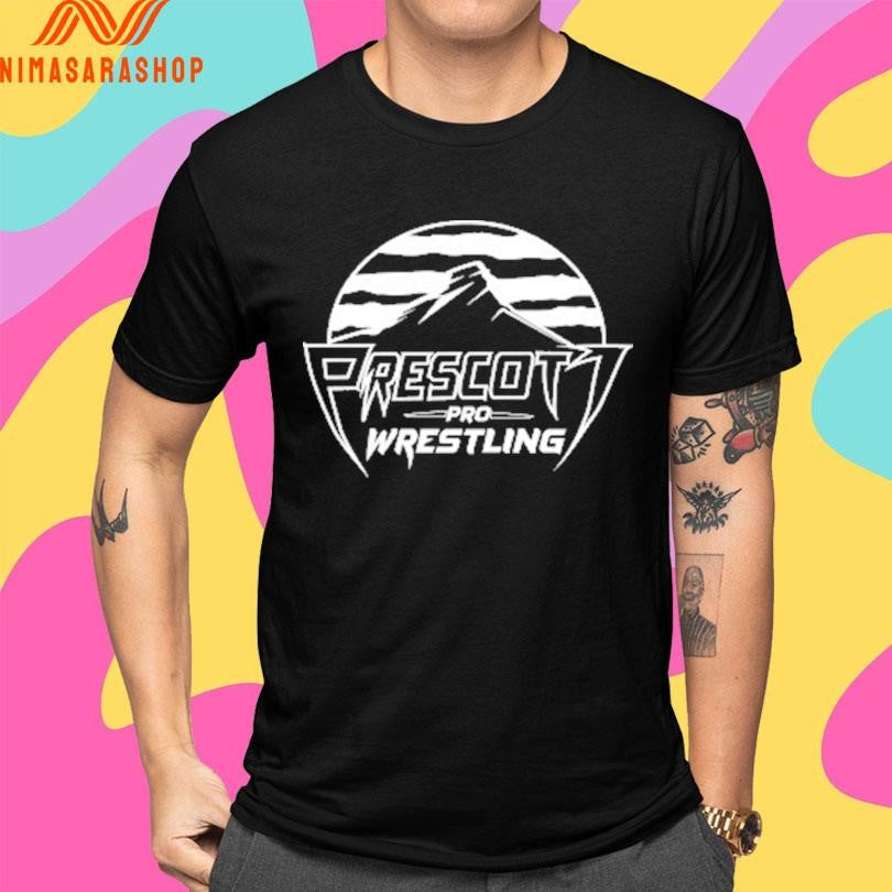 Prescott Pro Wrestling Logo Shirts
