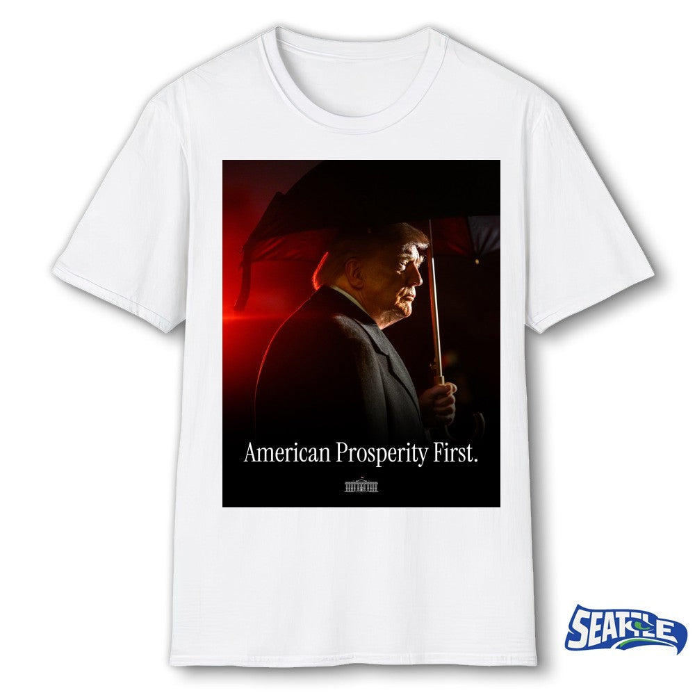 President Trump American Prosperity First 2026 The White House Poster shirt