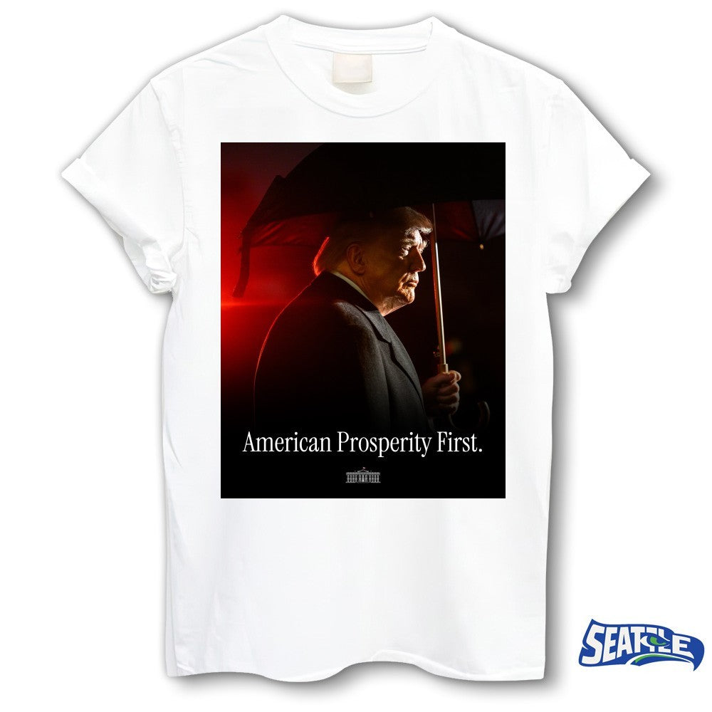 President Trump American Prosperity First 2026 The White House Poster shirt