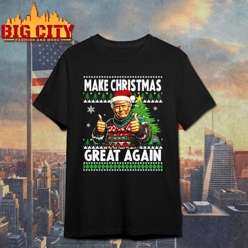 President Trump Christmas Make Christmas Great Again ugly christmas Shirt