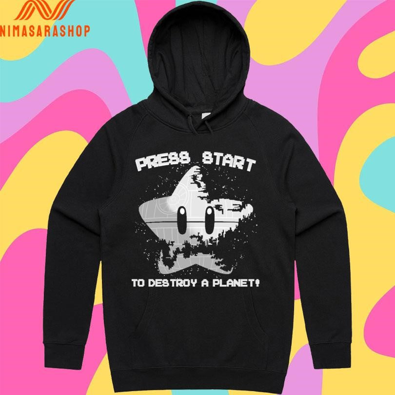 Press Start To Destroy A Planet Shirts