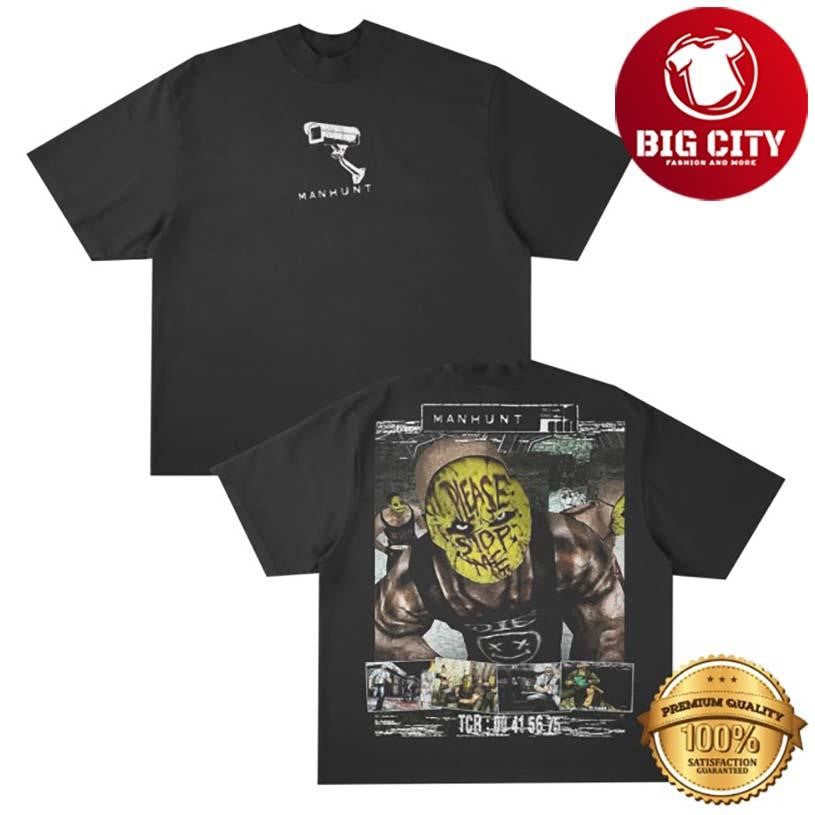 Prestige Supply Manhunt Please Stop Me Two Sided Shirt