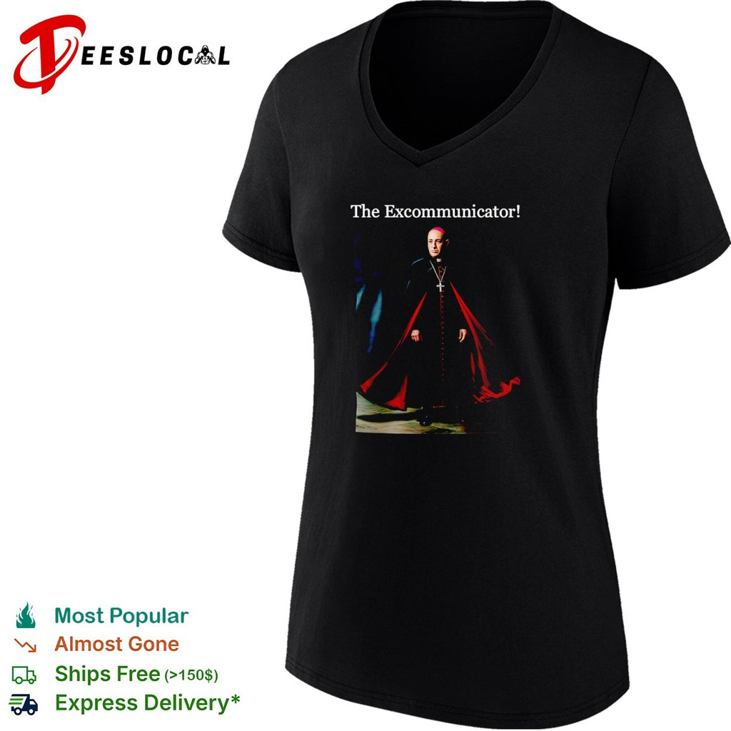 Priest red cape the excommunicator shirt