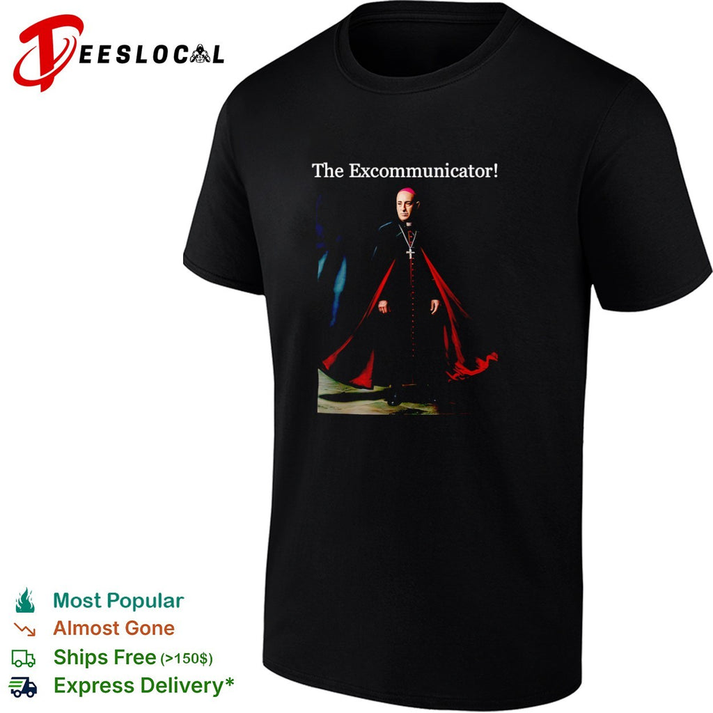 Priest red cape the excommunicator shirt