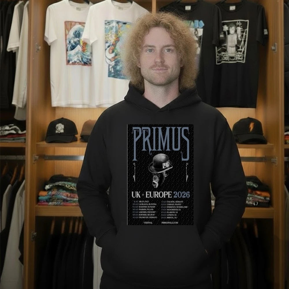 Primus Tour UK Europe 2026 Poster Shirt