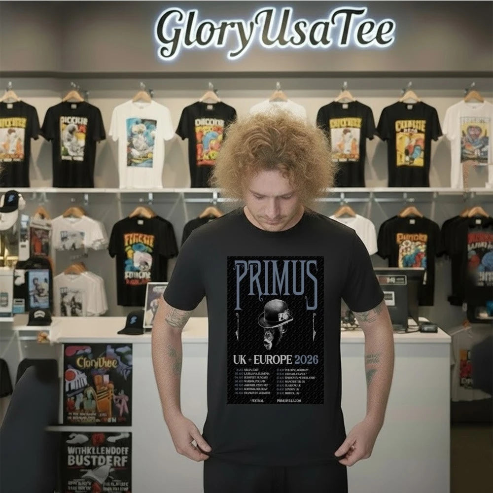 Primus Tour UK Europe 2026 Poster Shirt