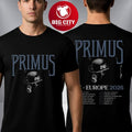 Primus UK And Europe 2026 Tour Venue Dates Schedule Two Sided Shirt