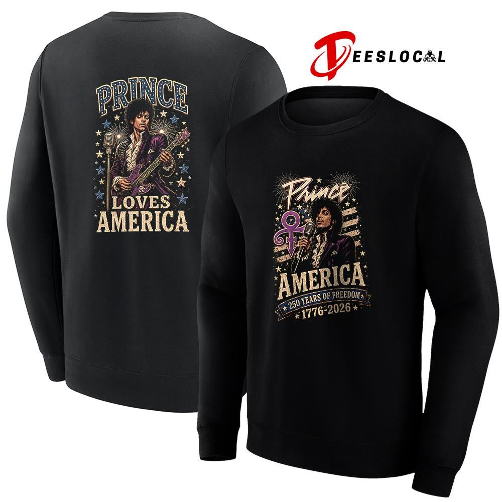 Prince America 250 years of freedom graphic shirt