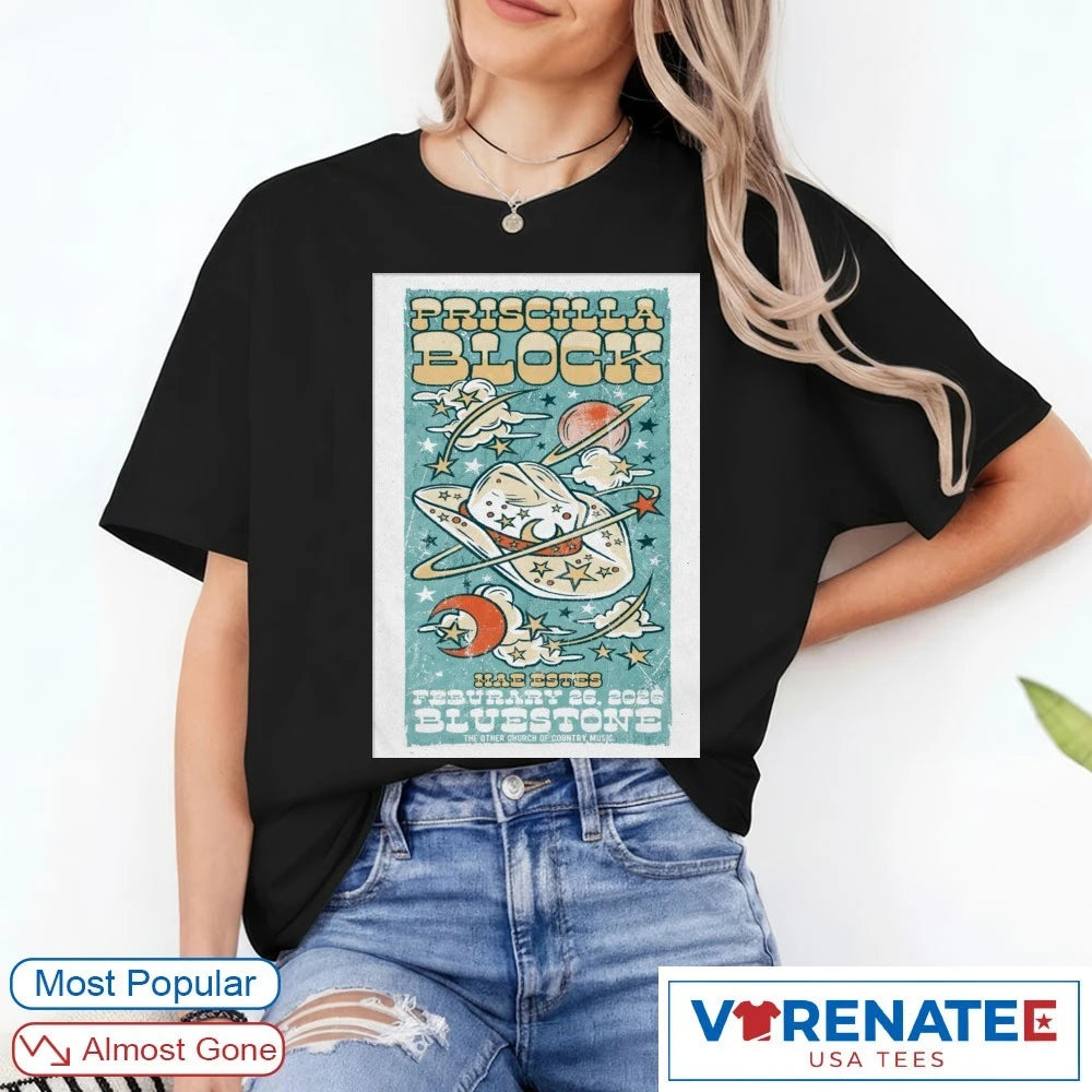 Priscilla Block February 26 2026 In Columbus OH Poster shirt
