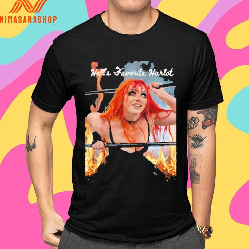 Priscilla Kelly Hell’s Favorite Harlot Bleeding For The Fame Shirts