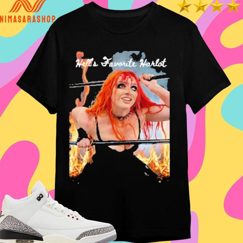 Priscilla Kelly Hell’s Favorite Harlot Bleeding For The Fame Shirts