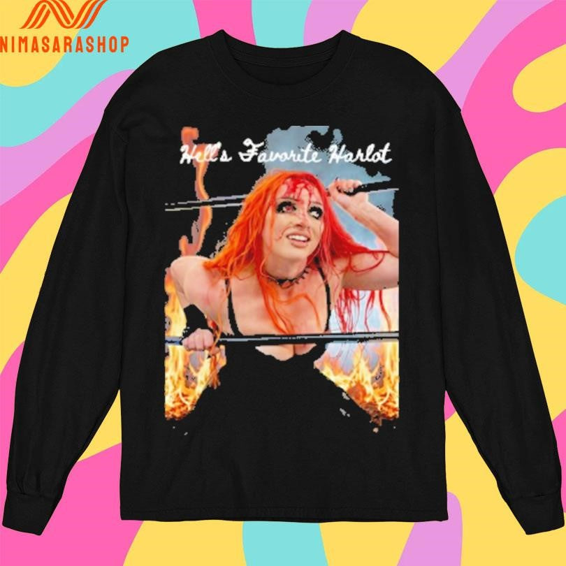 Priscilla Kelly Hell’s Favorite Harlot Bleeding For The Fame Shirts