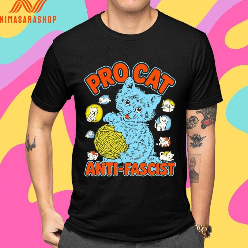 Pro Cat Anti-Fascist Shirts