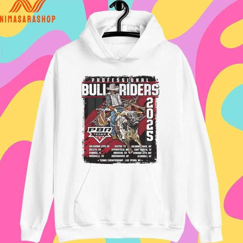 Professional Bull Riders 2025 Team Series Routing Shirts