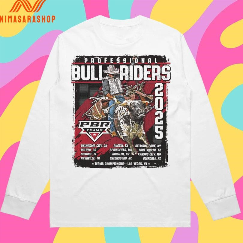 Professional Bull Riders 2025 Team Series Routing Shirts