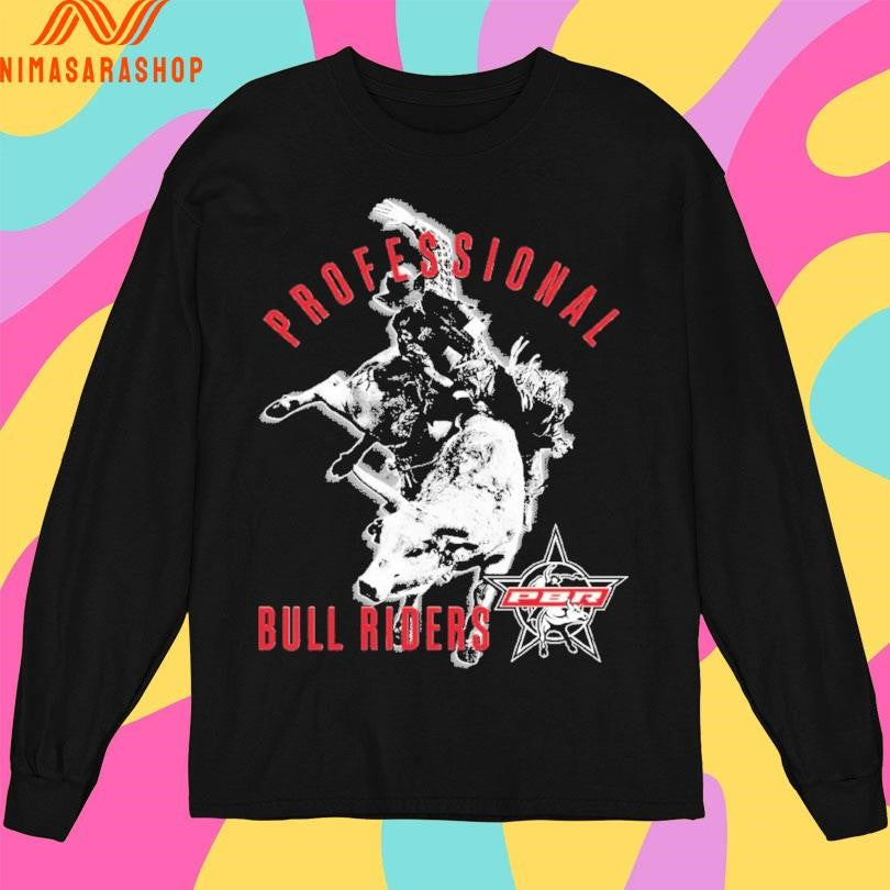 Professional Bull Riders Arched Silhouette Rider Shirts