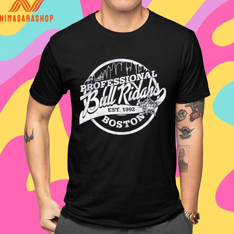 Professional Bull Riders Bull Ridahs Boston Est 1992 Shirts