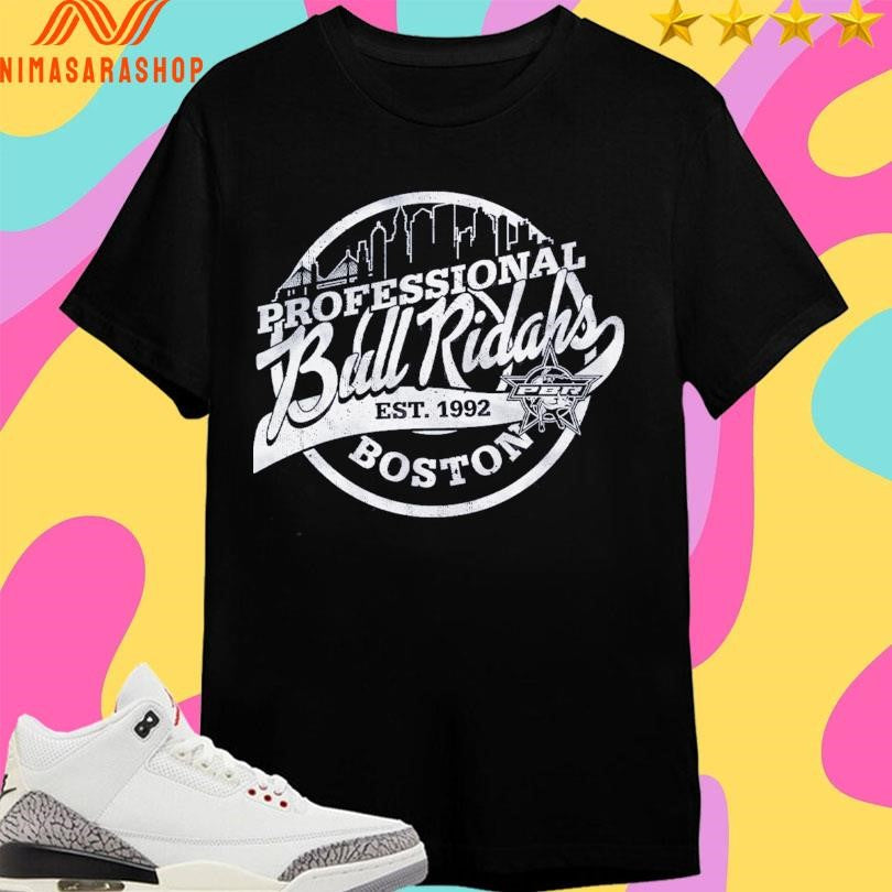 Professional Bull Riders Bull Ridahs Boston Est 1992 Shirts
