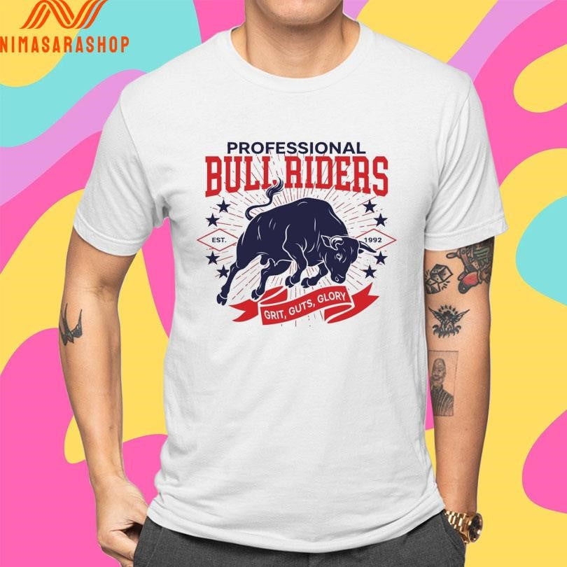 Professional Bull Riders Grit Guts Glory Est 1992 Shirts